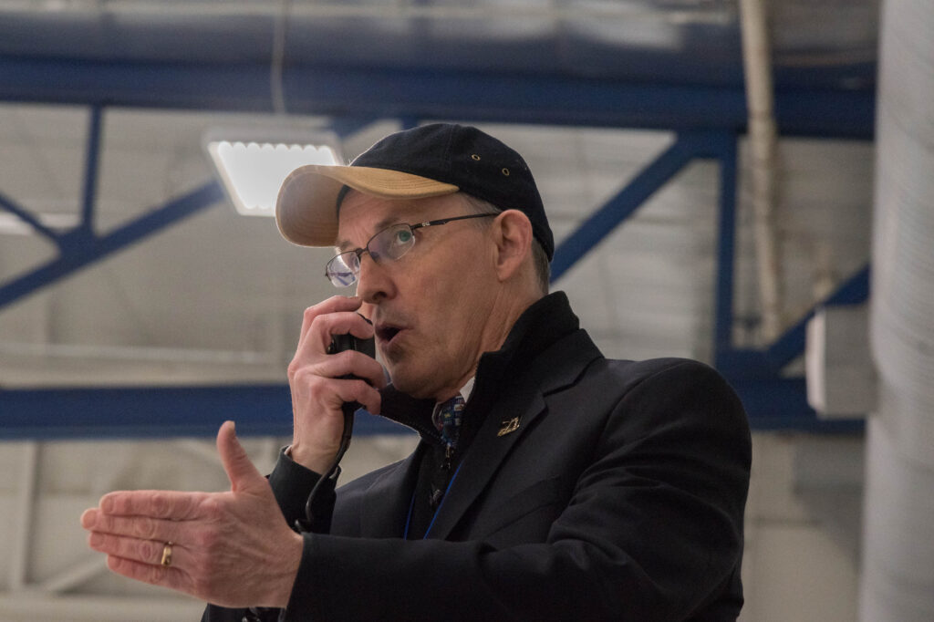 Simon Barker, President of the Kawartha Quarks Speed Skating Club